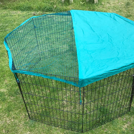 YES4PETS 6 Panel Dog Cat Exercise Playpen Puppy Enclosure Rabbit Fence With Cover