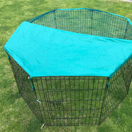 YES4PETS 6 Panel Dog Cat Exercise Playpen Puppy Enclosure Rabbit Fence With Cover