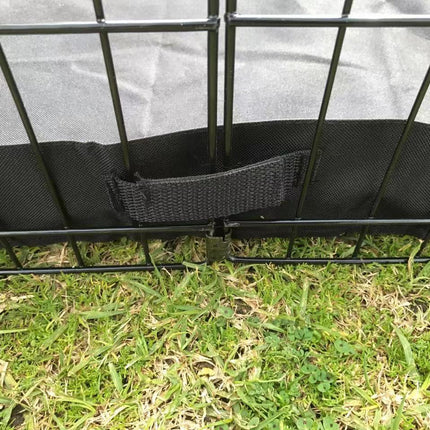 YES4PETS 24' Dog Rabbit Playpen Exercise Puppy Enclosure Fence With Canvas Floor