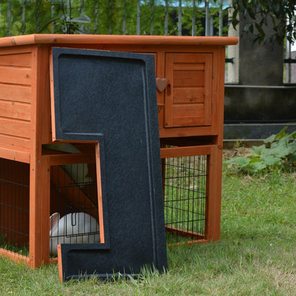 YES4PETS Double Storey Rabbit Hutch Guinea Pig Cage , Ferret cage W Pull Out Tray