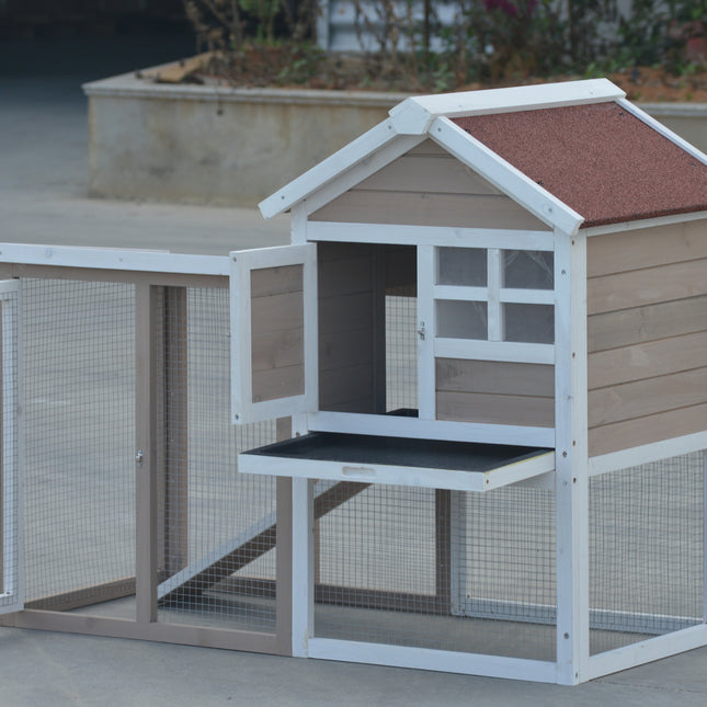 YES4PETS Rabbit Hutch Small  Ferret Guinea Pig Cage Hen Chook Cat Kitten House
