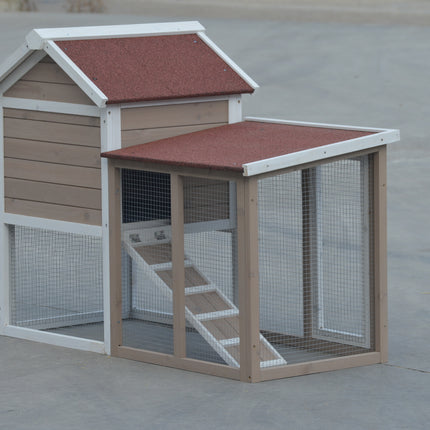 YES4PETS Rabbit Hutch Small  Ferret Guinea Pig Cage Hen Chook Cat Kitten House