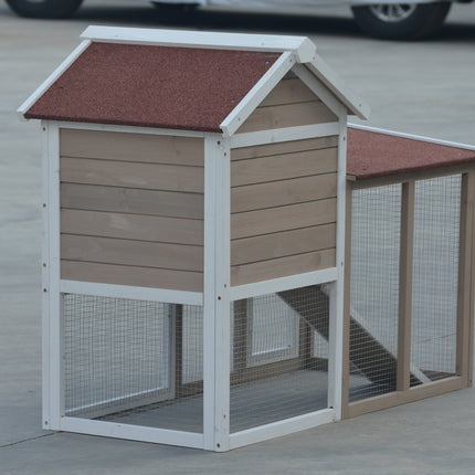 YES4PETS Rabbit Hutch Small  Ferret Guinea Pig Cage Hen Chook Cat Kitten House