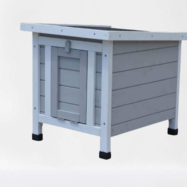 YES4PETS Grey Small Chicken Coop Rabbit Hutch Ferret Cage Guinea Pig Dog Cat Nesting Box