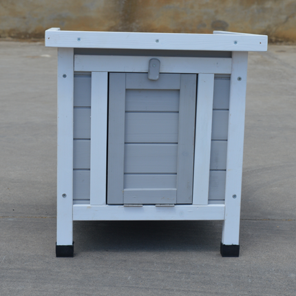 YES4PETS Grey Small Chicken Coop Rabbit Hutch Ferret Cage Guinea Pig Dog Cat Nesting Box