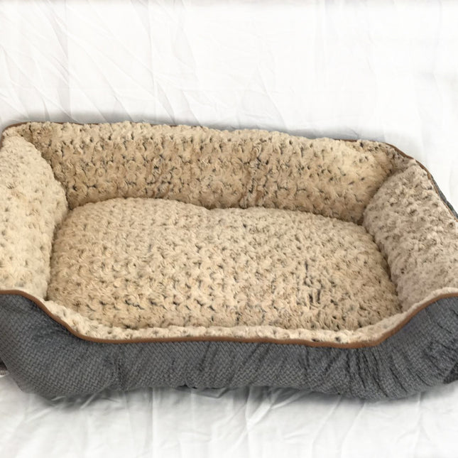 YES4PETS Medium Washable Soft Pet Dog Cat Bed Cushion Mattress-Grey