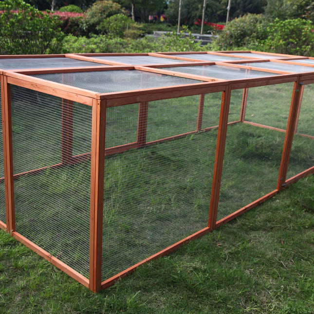 YES4PETS XXL Chicken Coop Run Guinea Pig Cat Cage Villa Extension Rabbit Hutch House Pen