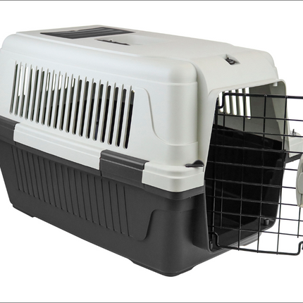 YES4PETS Large Portable Dog Cat House Pet Carrier Travel Bag Cage+Safety Lock & Food Box