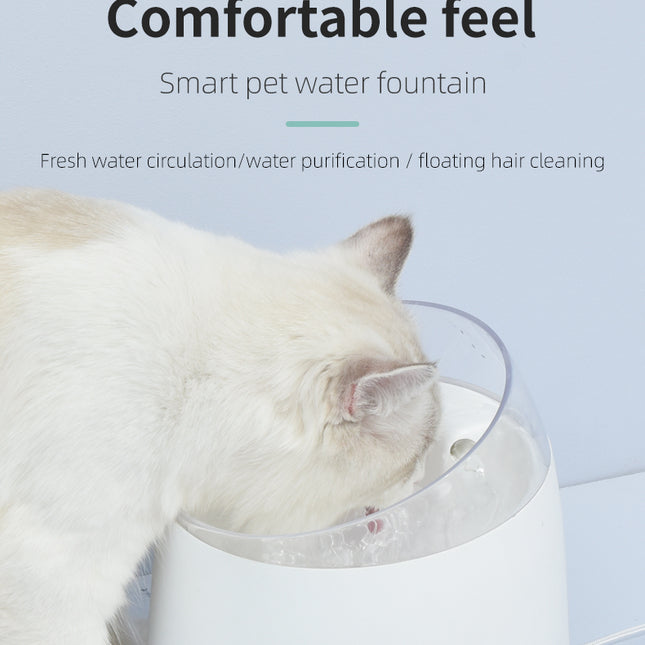 YES4PETS  Electric Pet Dog Cat Water Fountain Automatic Self-Clean Water Fountain 1.5L