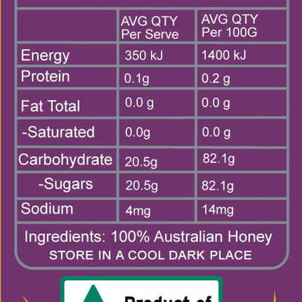 Manuka Honey MGO 1450+, NPA 28+, High Strength - Raw Manuka Honey