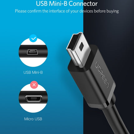 UGREEN 10383 Mini USB Male to USB Female OTG Cable