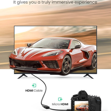 UGREEN 20134 Micro HDMI Male to HDMI Female Cable