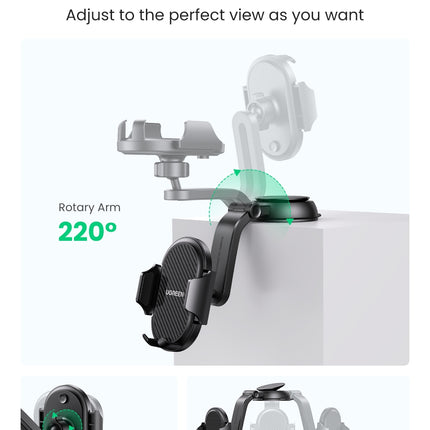 UGREEN 20473 Waterfall-Shaped Suction Cup Phone Mount