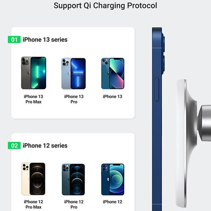 UGREEN 40117 Magnetic Wireless Car Charger