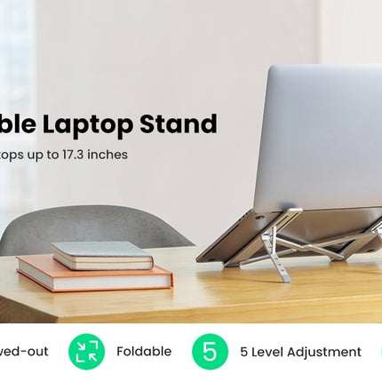 UGREEN 40289 Foldable Laptop Stand (Silver)