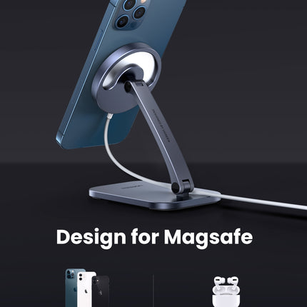 UGREEN 40290 Desk Adjustable and Foldable Aluminum Magsafe Charging Stand