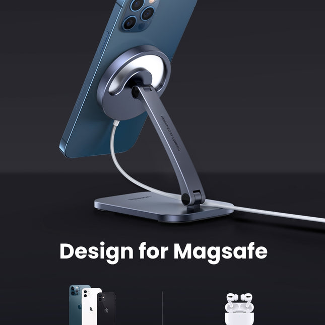UGREEN 40290 Desk Adjustable and Foldable Aluminum Magsafe Charging Stand