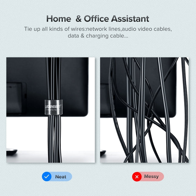 UGREEN 40354 Cable Organizer 2m (Black)