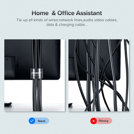 UGREEN 40356 Cable Organizer 5m (Black)