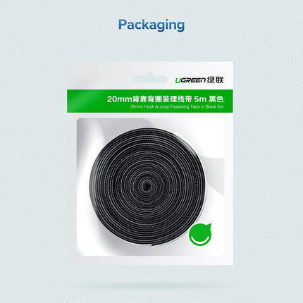 UGREEN 40356 Cable Organizer 5m (Black)