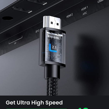 UGREEN 40447 HDMI Extension Cable 8K 60Hz 48Gbps Male to Female Cable 1M