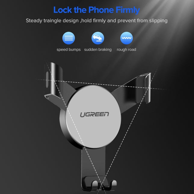UGREEN 40907 Gravity Drive Air Vent Mount Phone Holder