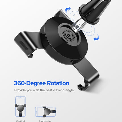 UGREEN 40907 Gravity Drive Air Vent Mount Phone Holder