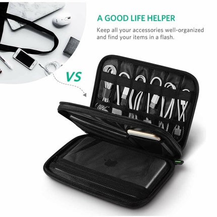 UGREEN 50147 Double Layer Electronic Accessories Organiser Travel Bag