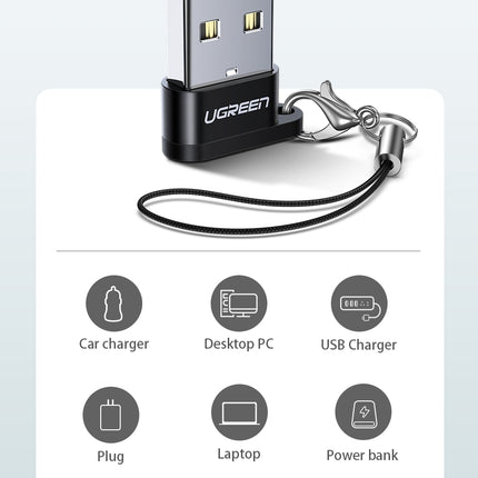 UGREEN 50568 USB-C 3.1 Female to USB-A 2.0 Male Adapter