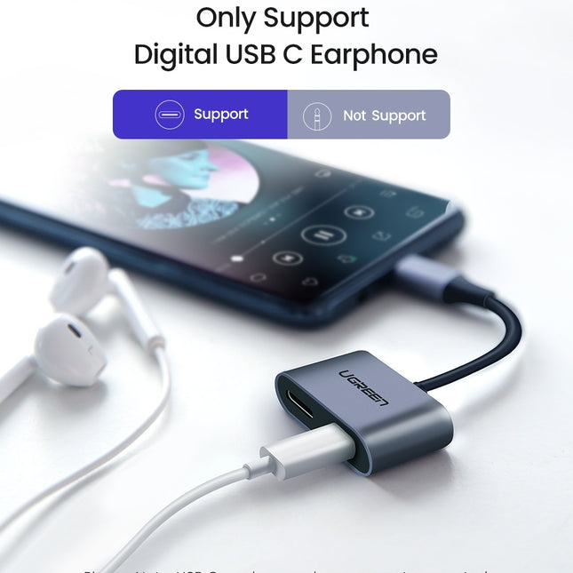 UGREEN 60165 USB-C to Dual USB-C Adapter