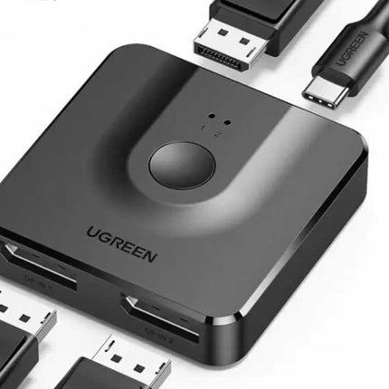 UGREEN 60622 Displayport DP 1.2 Bidrectional Switch