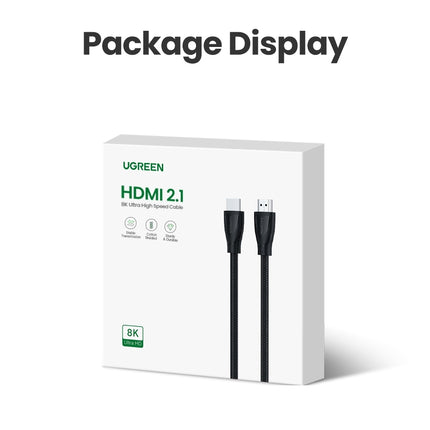UGREEN 60633 8K 60 HZ HDMI 2.1 A M/M Cable with Braided 10M