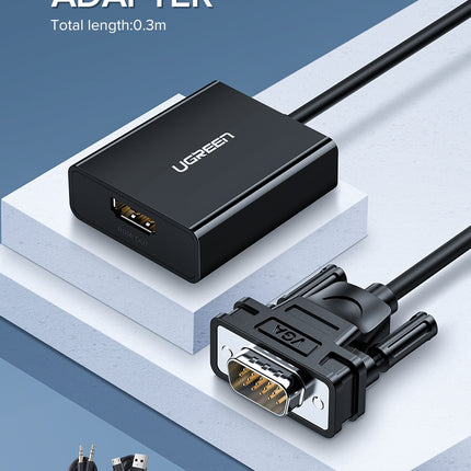 UGREEN VGA to HDMI Converter BLACK 60814