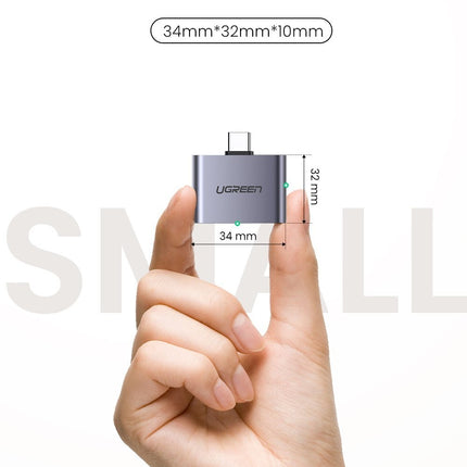 UGREEN 70312 2-in-1 USB C to C and 3.5mm Adapter