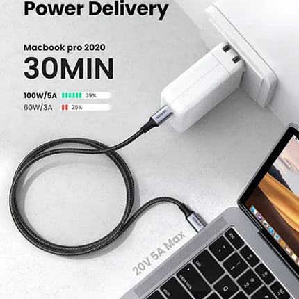 UGREEN 70427 USB-C to USB-C PD Fast Charging Cable 1M