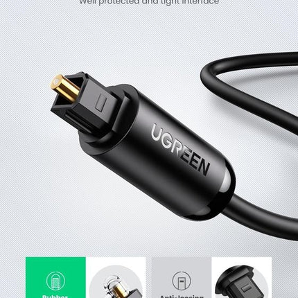 UGREEN 70891 Fiber Optical Audio Cable 1.5M