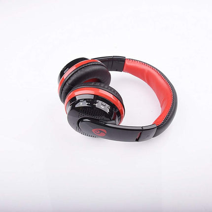 OVLENG MX666 Wireless Bluetooth Music Headphones with Mic Noise Canceling - Red