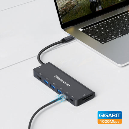 Simplecom CHN590 USB-C SuperSpeed 9-in-1 Multiport Docking Station