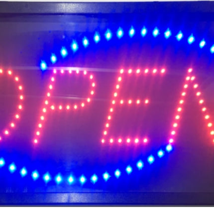 CHOSEN BRANDED " OPEN" LED SIGN BOARD 56X33CM