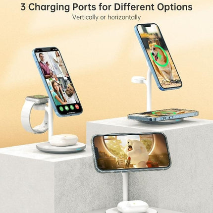 CHOETECH T585-F 3-in-1 Wireless Charging Station Dock