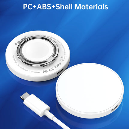 CHOETECH T603-F Ring Holder and Magnetic 15W Wireless Charger for Phone/airPod/iWatch
