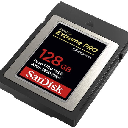 SanDisk 128GB Extreme PRO CFexpress Card Type B - SDCFE-128G-GN4NN READ 1700 MB/S WRITE 1200MB/S