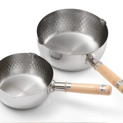 Yoshikawa Stainless Yukihira Saucepan  TWIN pack 20cm + 22cm