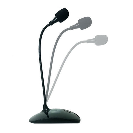 Simplecom UM350 Plug and Play USB Desktop Microphone with Flexible Neck and Mute Button