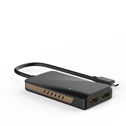 WINSTAR WS-UTA01H  Thunderbolt 3 USB-C to dual 4K HDMI Adapter