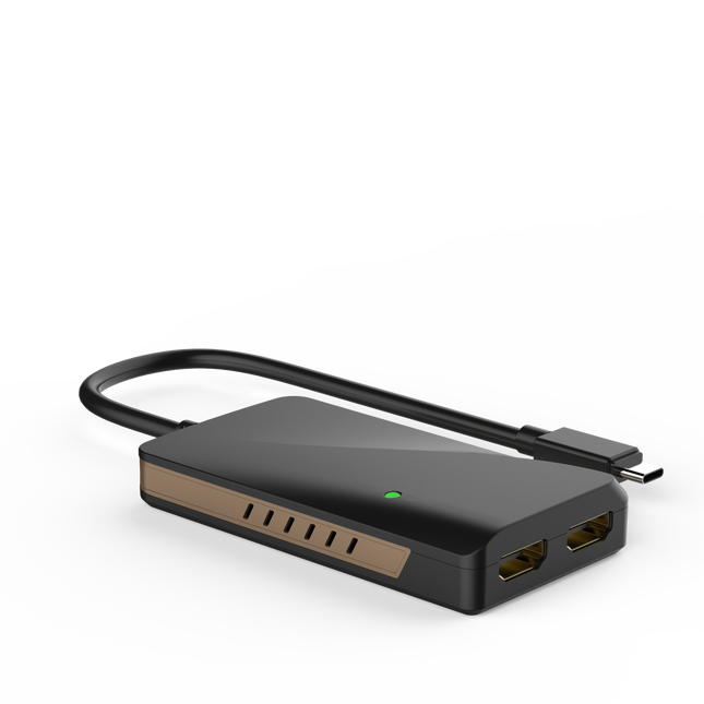 WINSTAR WS-UTA01H  Thunderbolt 3 USB-C to dual 4K HDMI Adapter