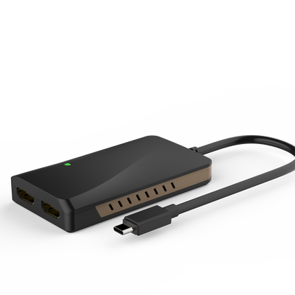 WINSTAR WS-UTA01H  Thunderbolt 3 USB-C to dual 4K HDMI Adapter
