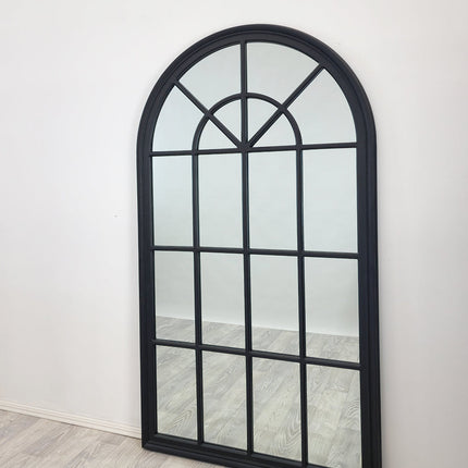 Window Style Mirror - Black Arch 70 CM x 130 CM