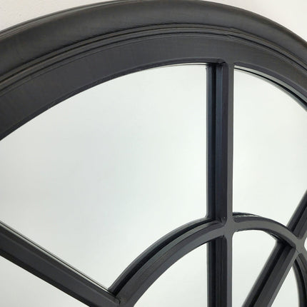 Window Style Mirror - Black Arch 70 CM x 130 CM