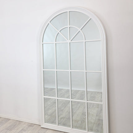 Window Style Mirror - White Arch 70 CM x 130 CM